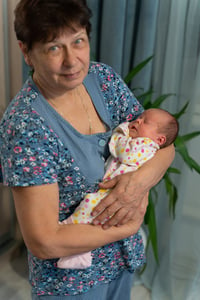 Casey with her Granddaughter