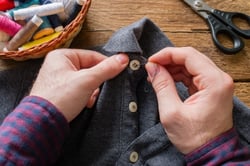 Sewing a button-827622-edited
