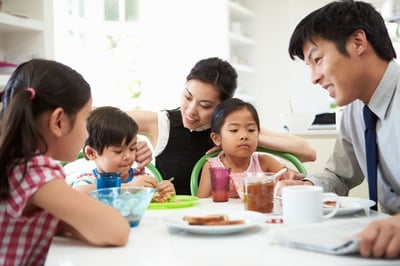 Family Eating Indoors-1