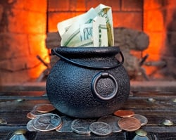 halloween cauldron