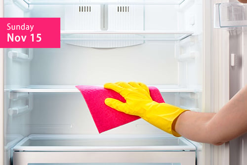 National Clean out your fridge day